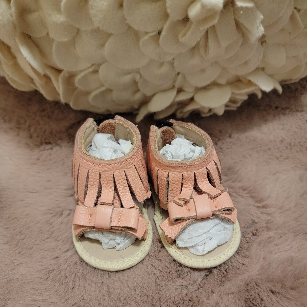 Monkey Feet Infant Baby Shoes Sandals 0-3 Months *Like*New